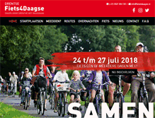 Tablet Screenshot of fiets4daagse.nl